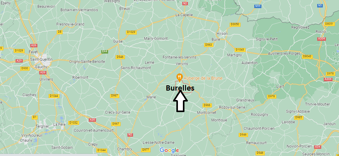 Où se situe Burelles (02140)
