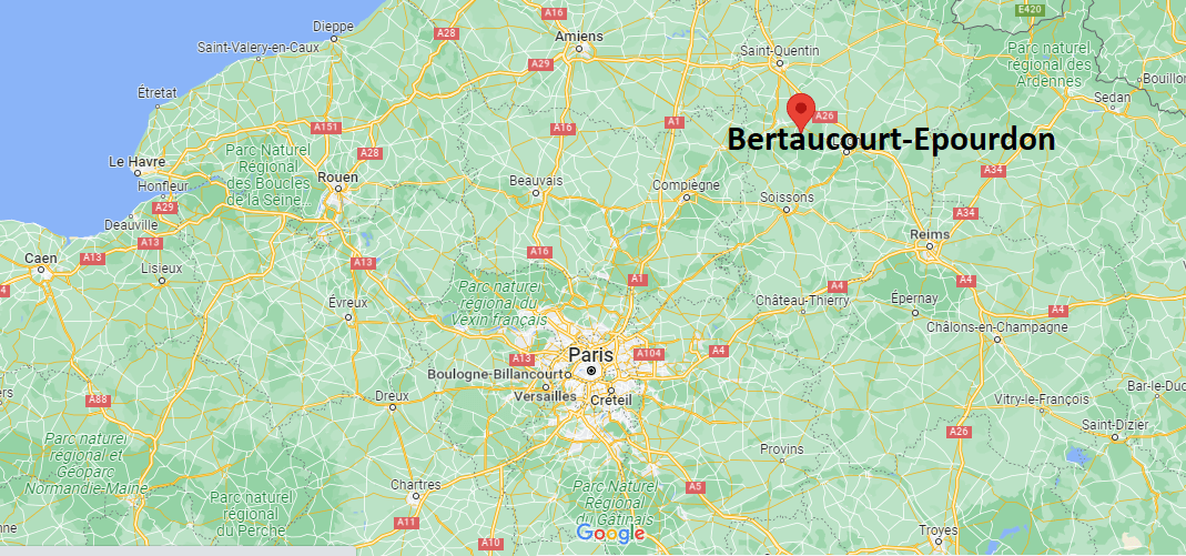 Où se trouve Bertaucourt-Epourdon