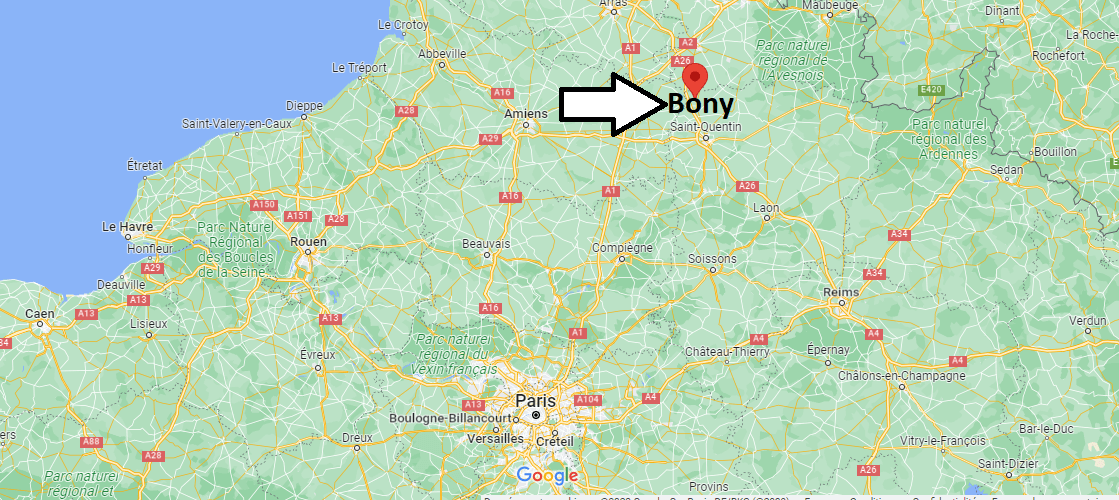 Où se trouve Bony