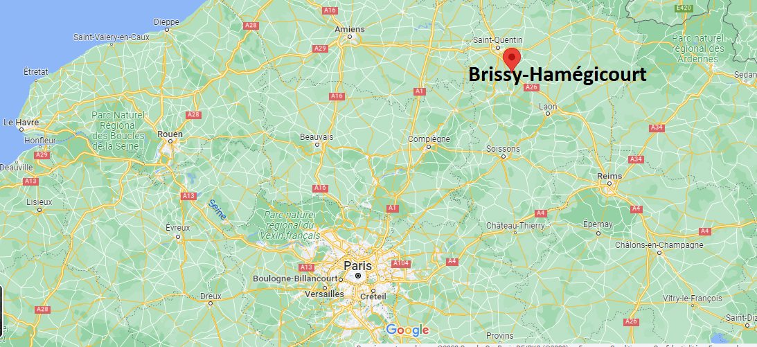Où se trouve Brissy-Hamégicourt