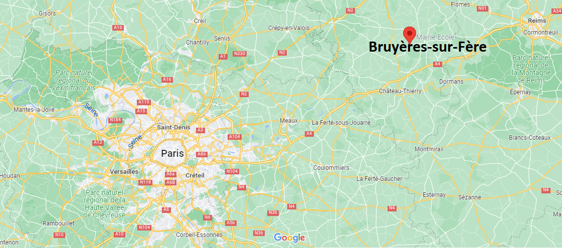 Où se trouve Bruyères-sur-Fère