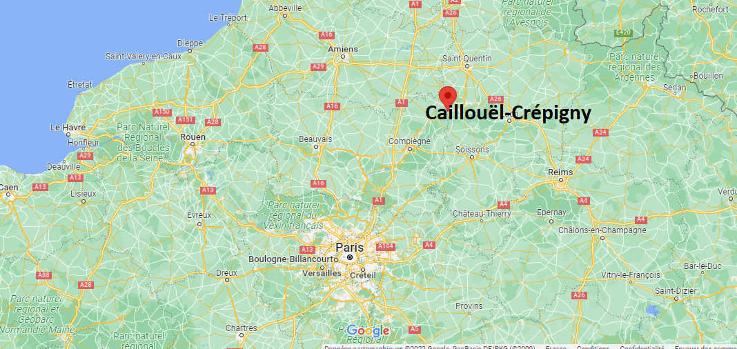Où se trouve Caillouël-Crépigny