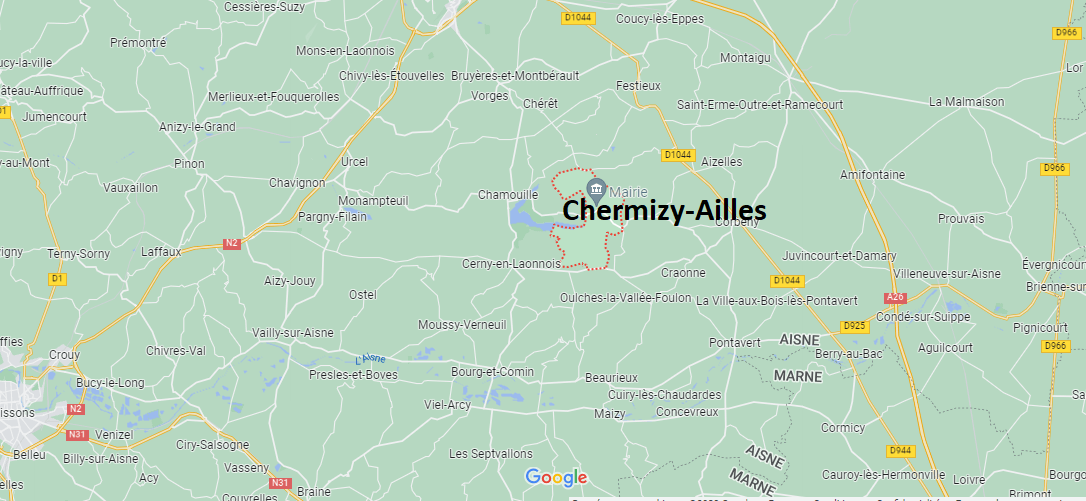Où se situe Chermizy-Ailles (02860)