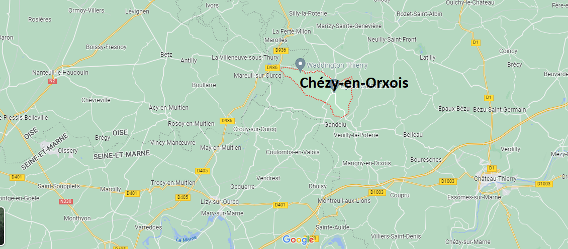 Où se situe Chézy-en-Orxois (02810)