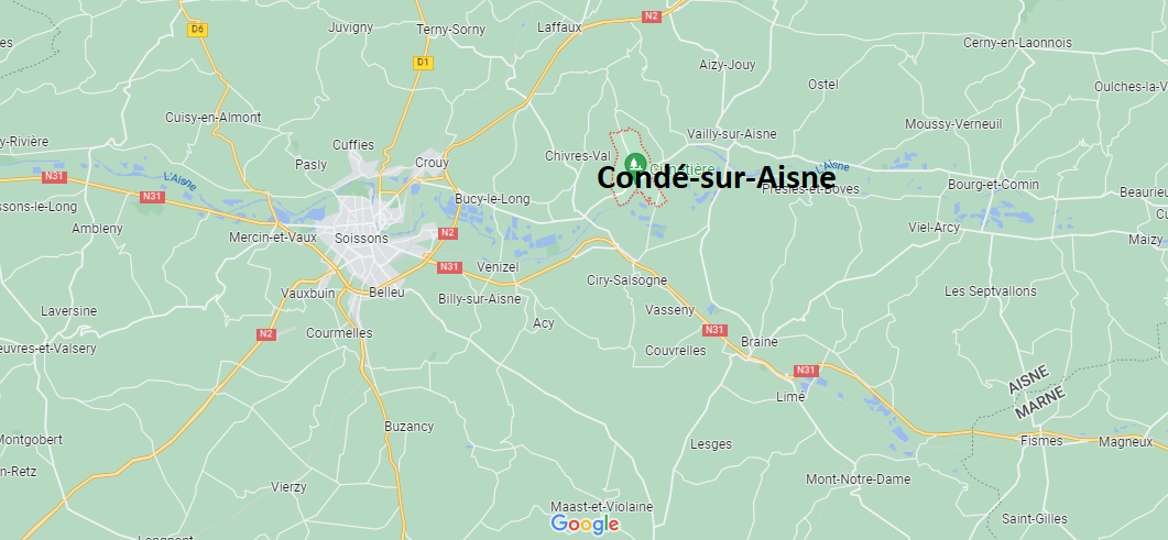 Où se situe Condé-sur-Aisne (02370)