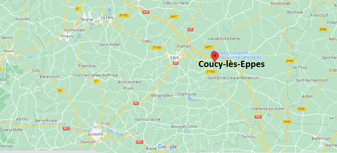 Où se situe Coucy-lès-Eppes (02840)