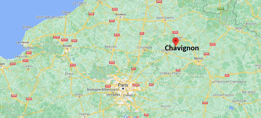 Où se trouve Chavignon