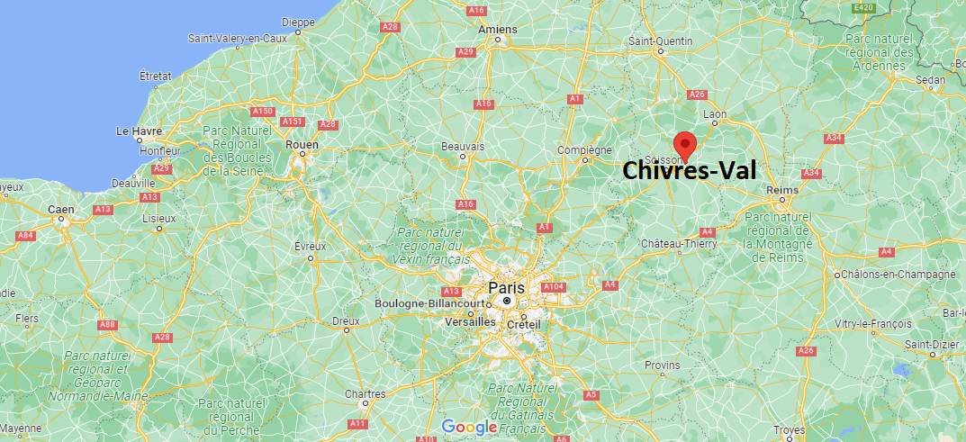 Où se trouve Chivres-Val