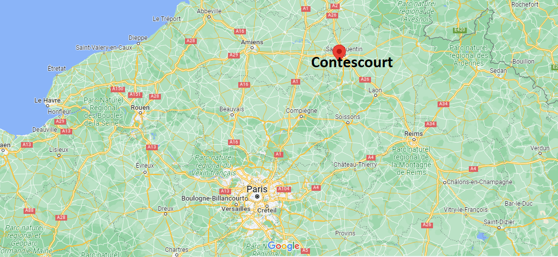 Où se trouve Contescourt