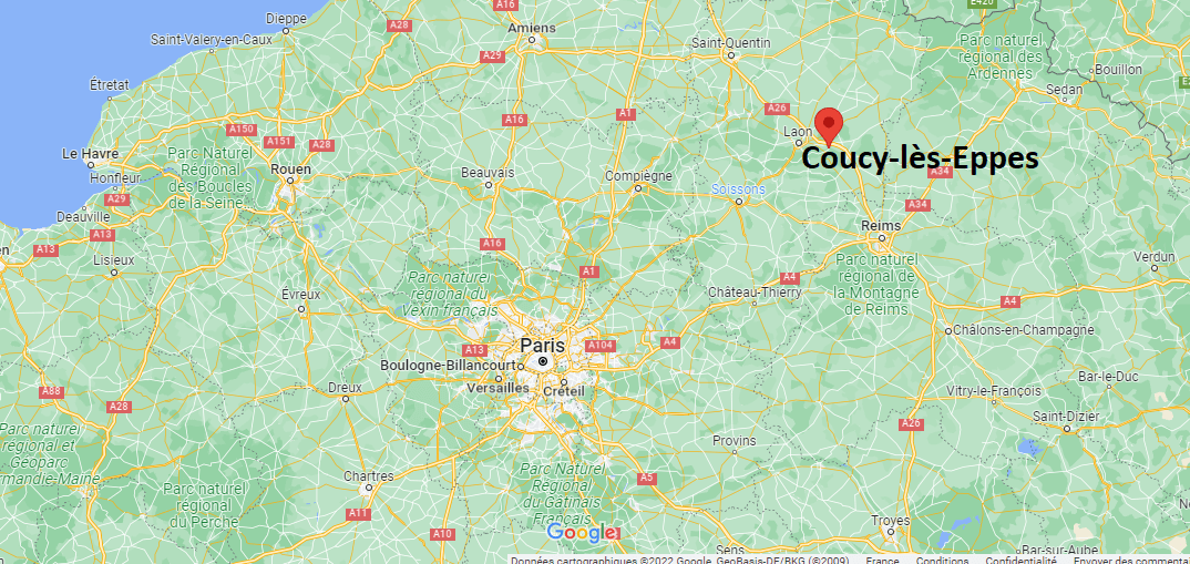 Où se trouve Coucy-lès-Eppes