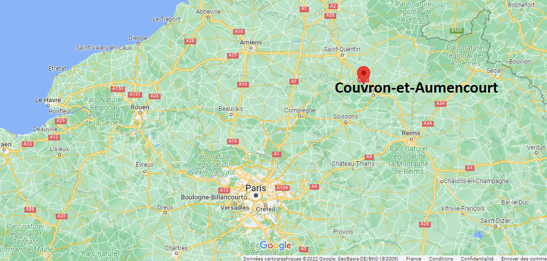 Où se trouve Couvron-et-Aumencourt