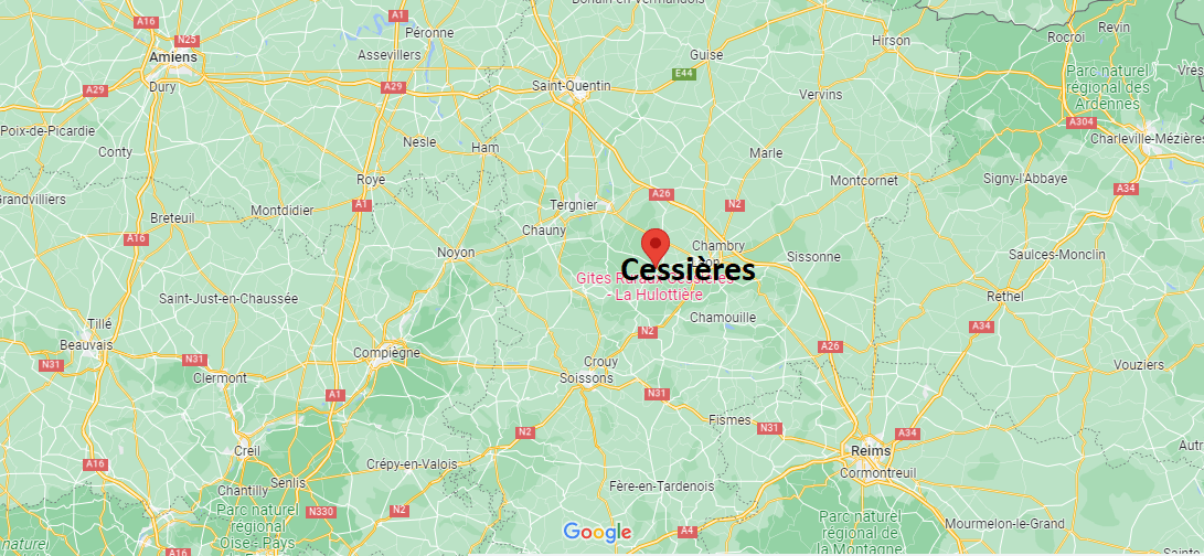 Où se situe Cessières (02320)