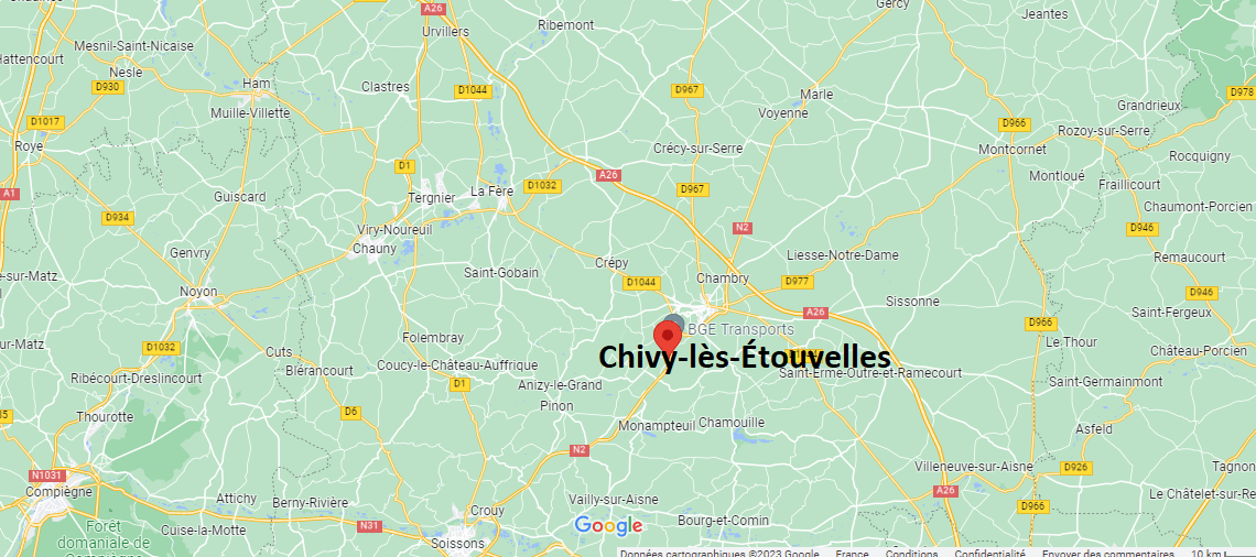 Où se situe Chivy-lès-Étouvelles (024000)