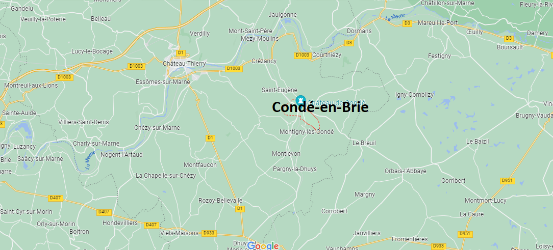 Où se situe Condé-en-Brie (02330)