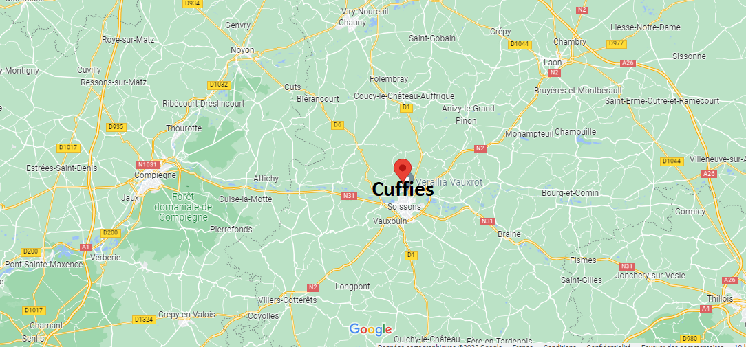 Où se situe Cuffies (02880)