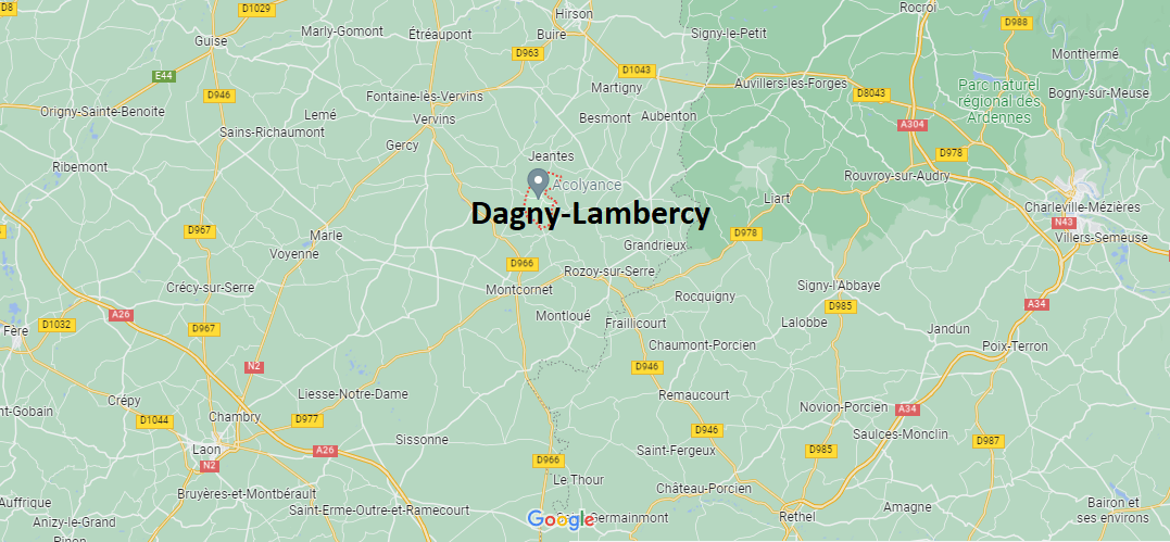 Où se situe Dagny-Lambercy (02140)