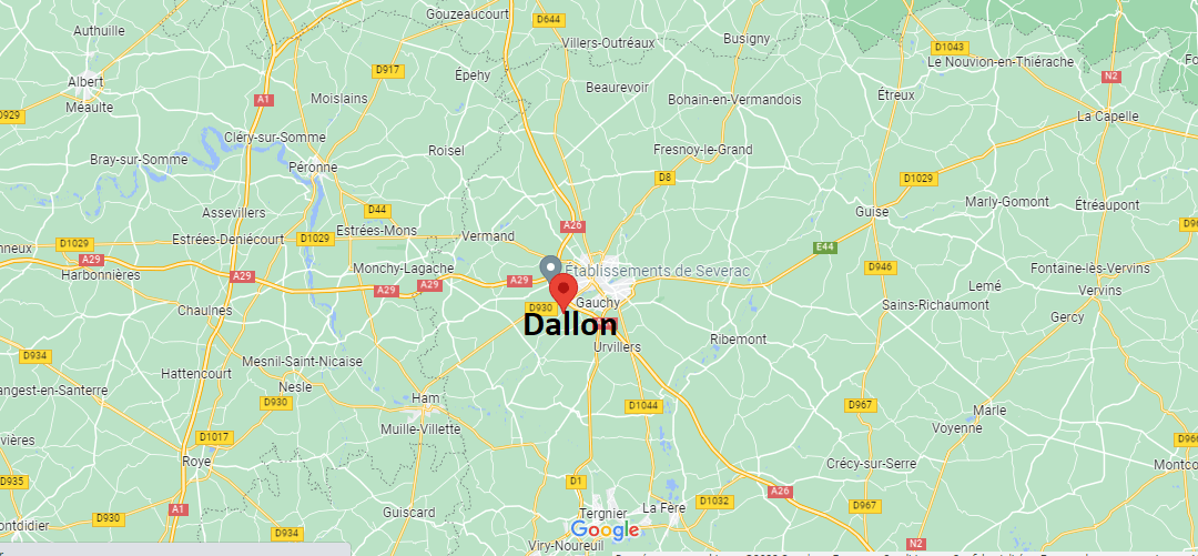 Où se situe Dallon (02680)