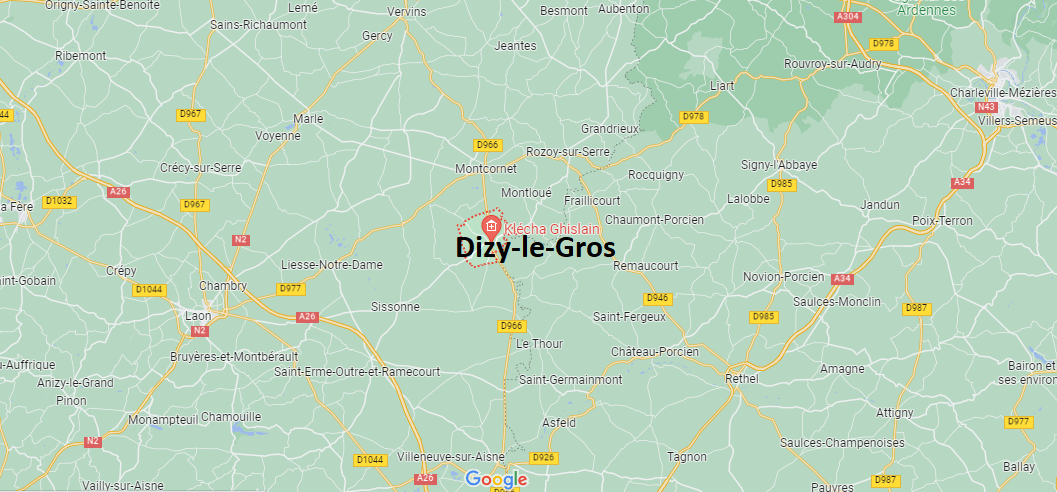 Où se situe Dizy-le-Gros (02340)