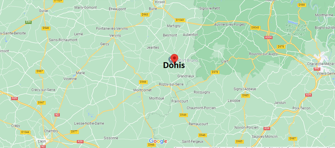 Où se situe Dohis (02360)