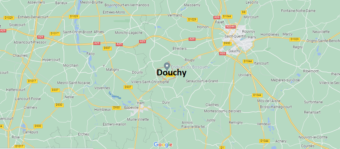 Où se situe Douchy (02590)