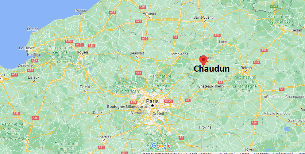 Où se trouve Chaudun