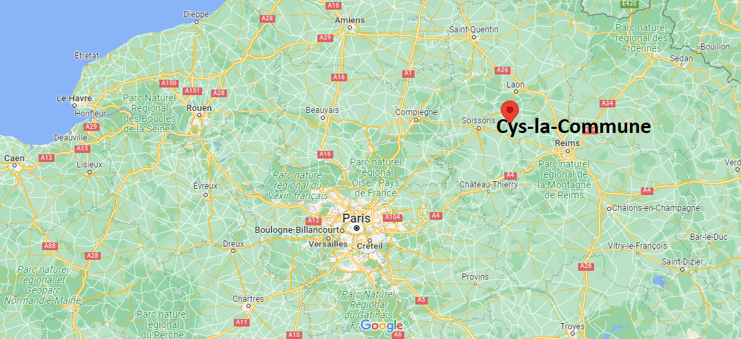 Où se trouve Cys-la-Commune