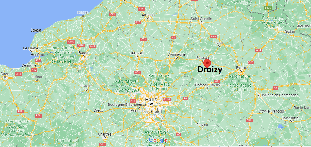Où se trouve Droizy