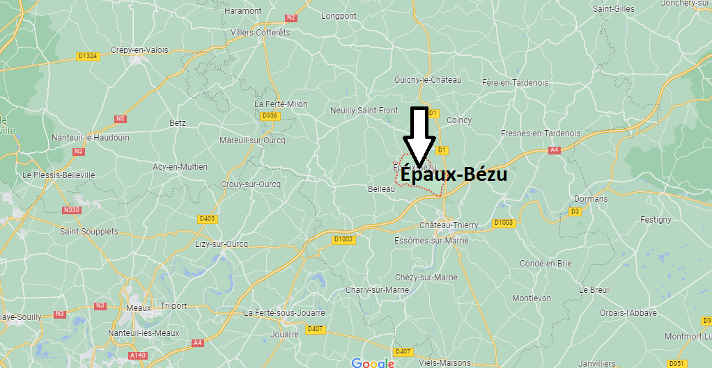 Où se situe Épaux-Bézu (02400)