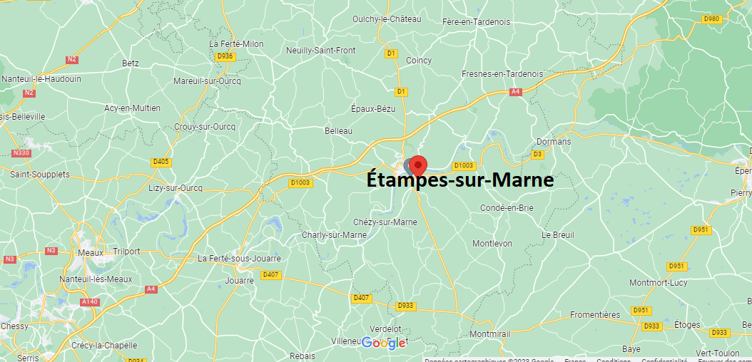 Où se situe Étampes-sur-Marne (02400)