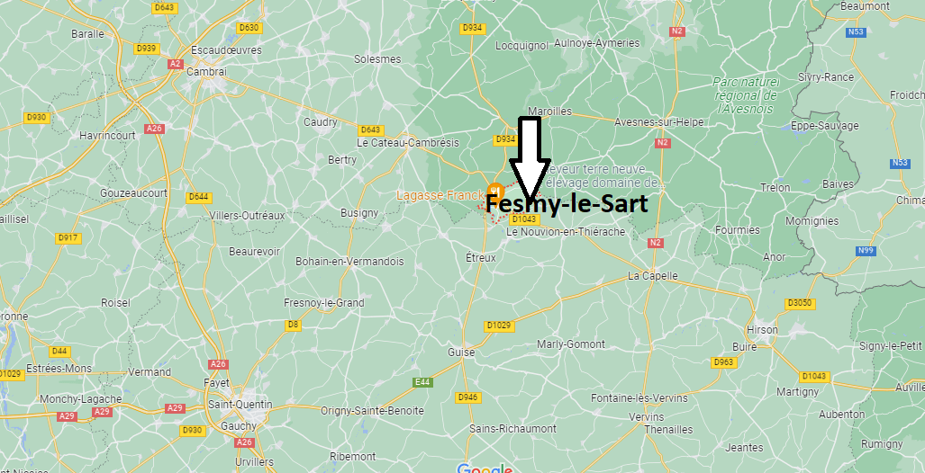 Où se situe Fesmy-le-Sart (02450)
