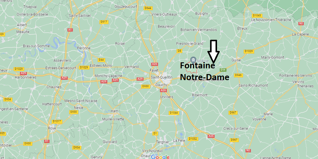 Où se situe Fontaine-Notre-Dame (02110)