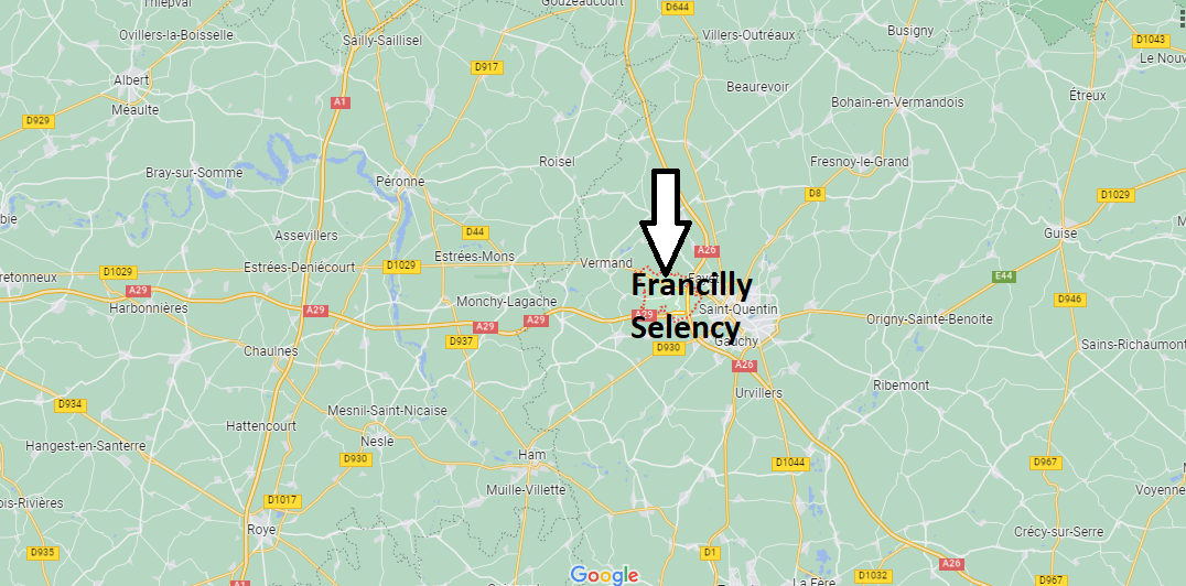 Où se situe Francilly-Selency (02760)
