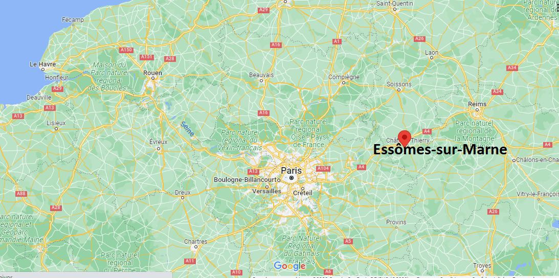 Où se trouve Essômes-sur-Marne