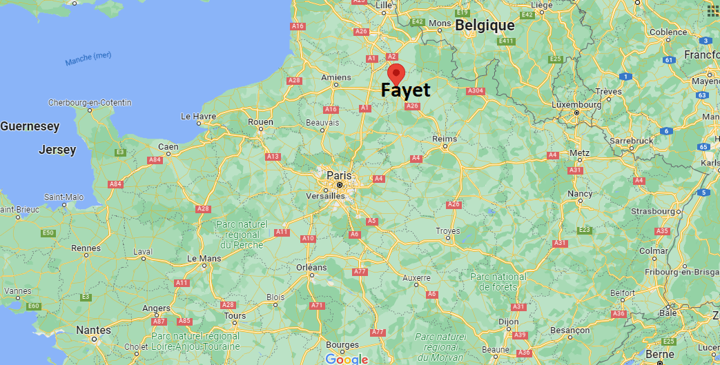 Où se trouve Fayet