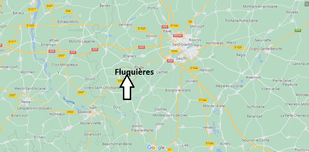 Où se situe Fluquières (02590)