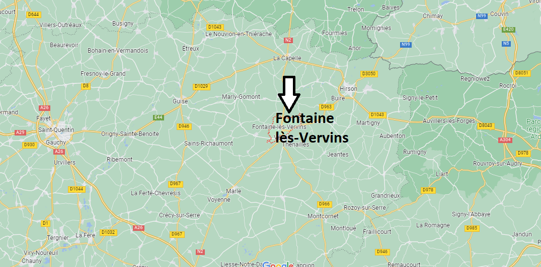 Où se situe Fontaine-lès-Vervins (02140)