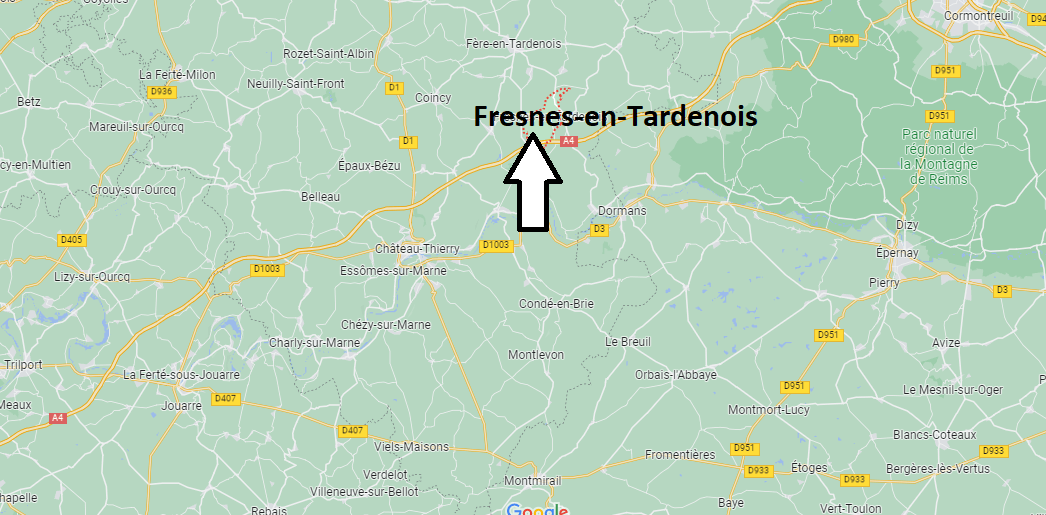 Où se situe Fresnes-en-Tardenois (02130)