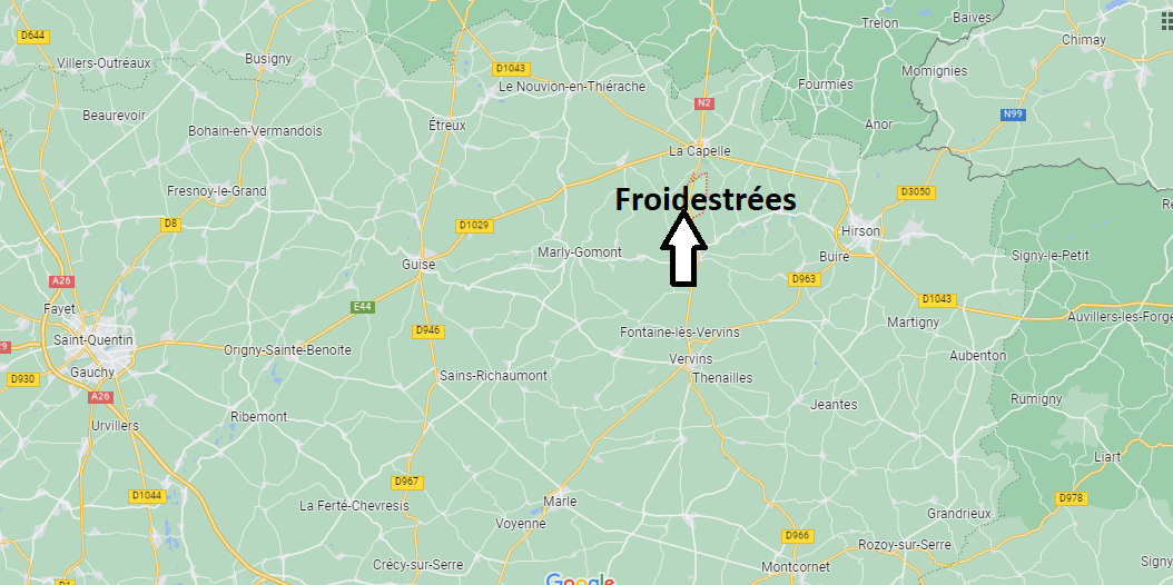 Où se situe Froidestrées (02260)