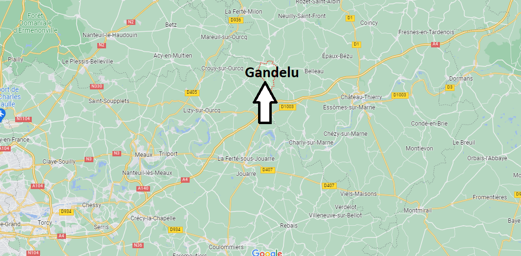 Où se situe Gandelu (02810)