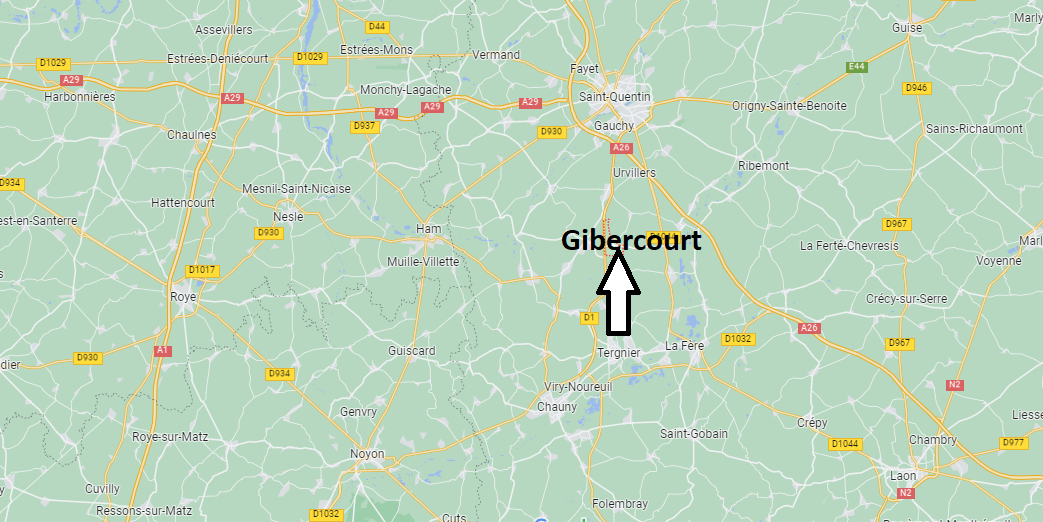 Où se situe Gibercourt (02440)