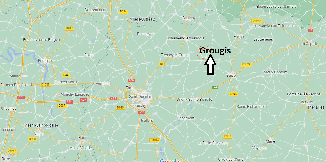 Où se situe Grougis (02110)