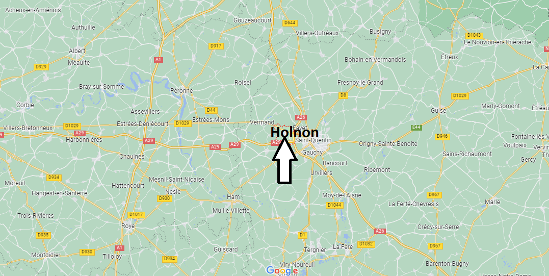 Où se situe Holnon (02760)
