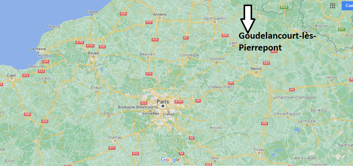 Où se trouve Goudelancourt-lès-Pierrepont
