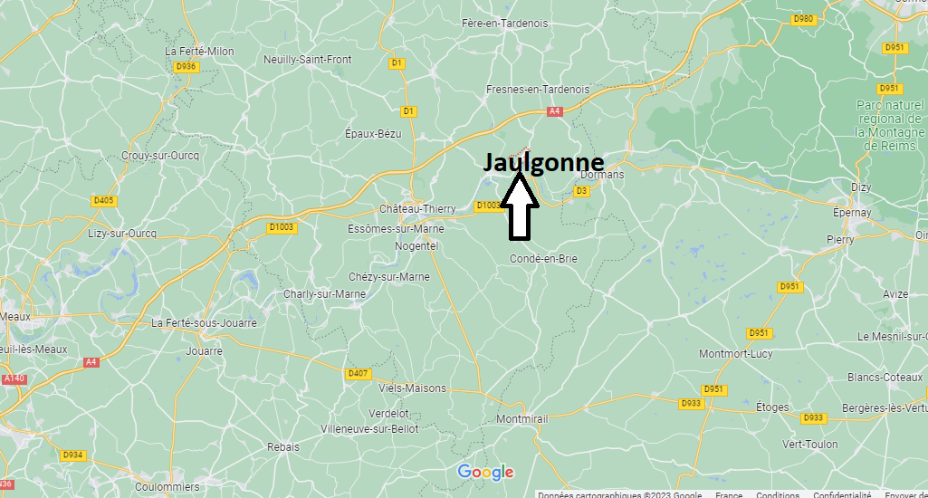 Où se situe Jaulgonne (02850)