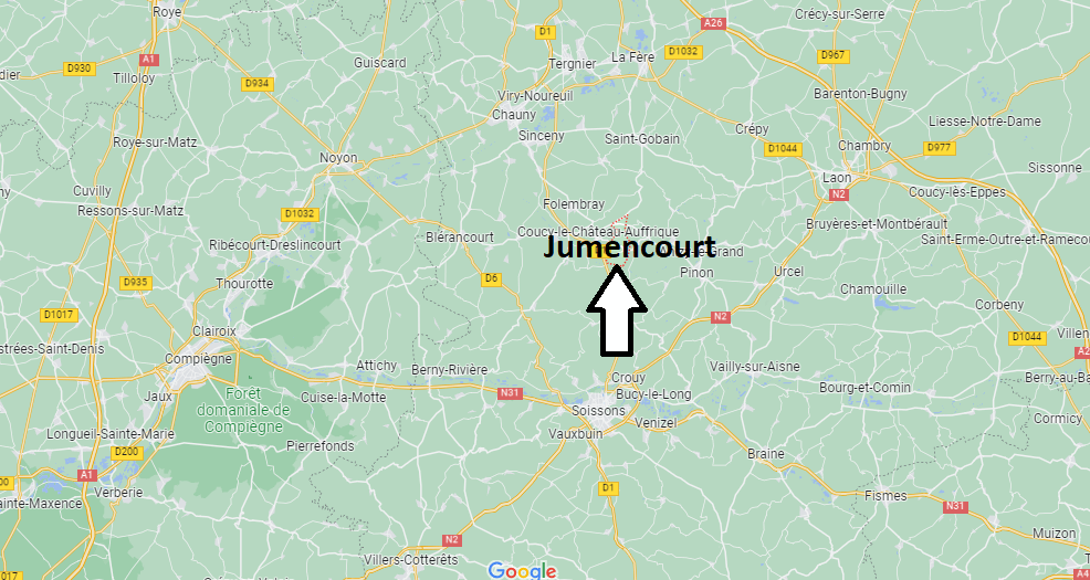 Où se situe Jumencourt (02380)