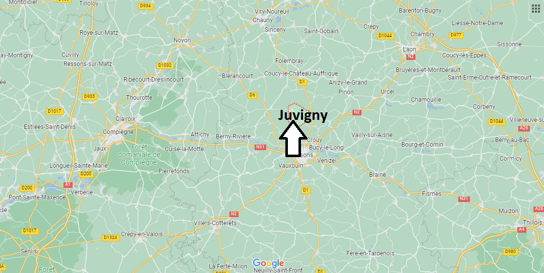 Où se situe Juvigny (02880)
