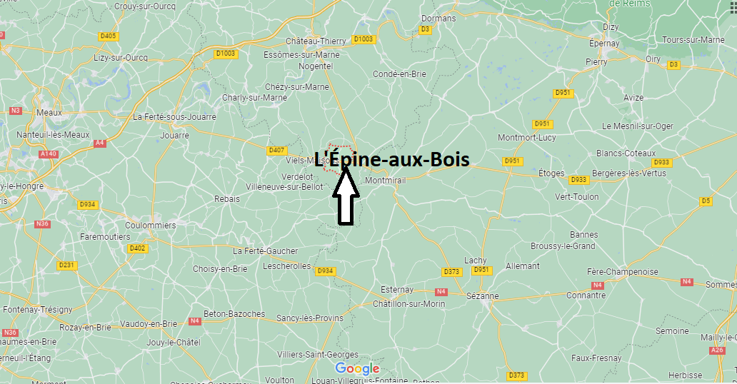 Où se situe L'Épine-aux-Bois (02540)