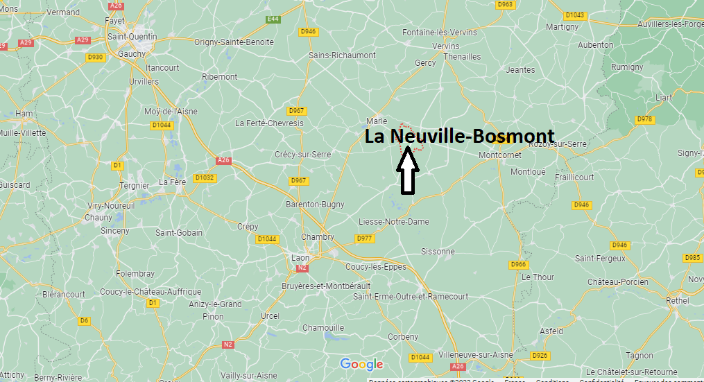 Où se situe La Neuville-Bosmont (02250)