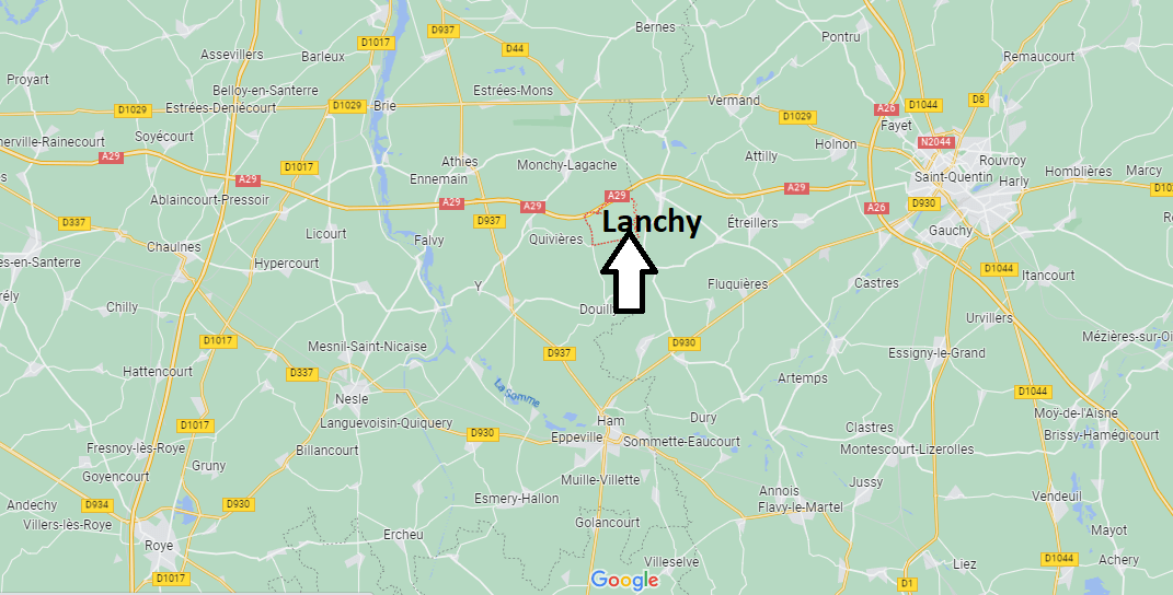 Où se situe Lanchy (02590)