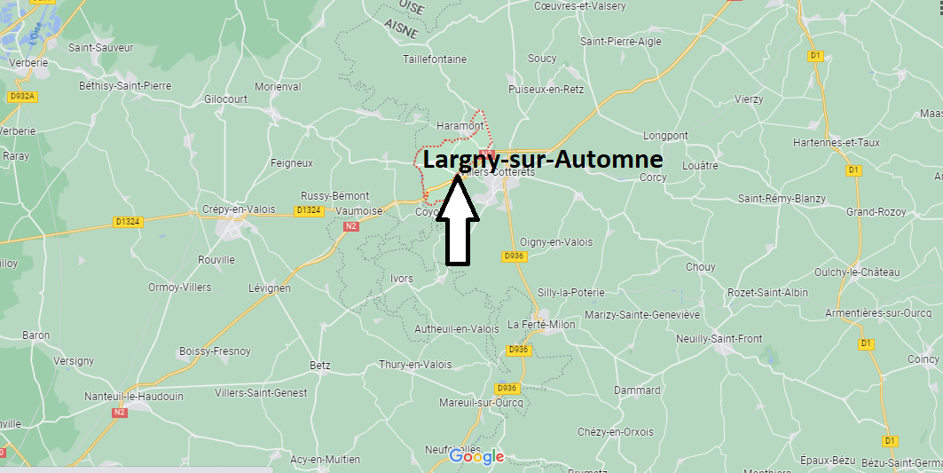 Où se situe Largny-sur-Automne (02600)